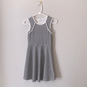 Black and white striped dress!